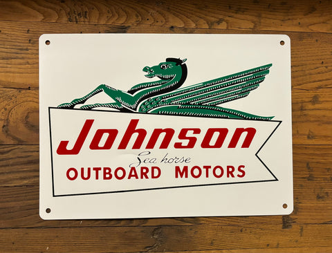 Johnson Outboard Motor Sign