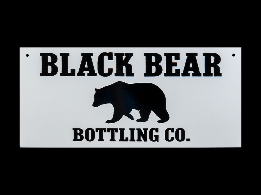 Black Bear Bottling Co. Sign