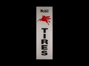 Mobil Pegasus Tires Sign