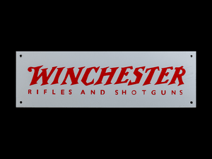Winchester Rifles and Shotguns Sign